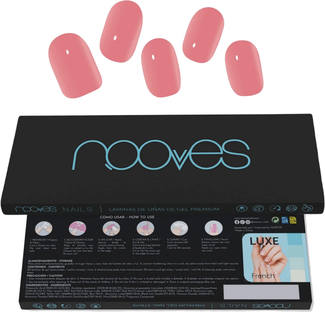 Стартовий набір для манікюру Nooves Premium Beauty Rose (8436613951941) - зображення 11