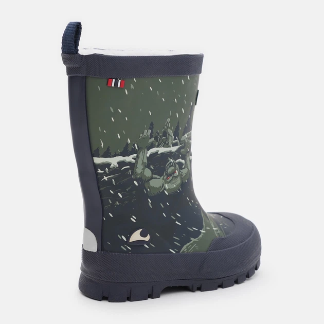 Детские утепленные резиновые сапоги для мальчика Viking Jolly Print Warm 1-12320-591 23 Синие (7054977726770) - Фото 4 Детские утепленные резиновые сапоги для мальчика Viking Jolly Print Warm 1-12320-591 23 Синие (7054977726770) - изображение 4