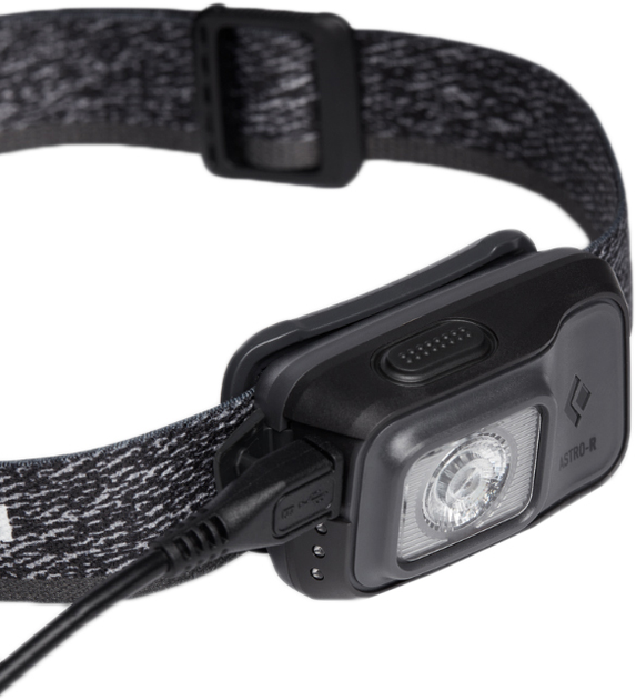 Ліхтар налобний акумуляторний Black Diamond Astro 300-R Graphite (BD 6206780004ALL1) - зображення 3