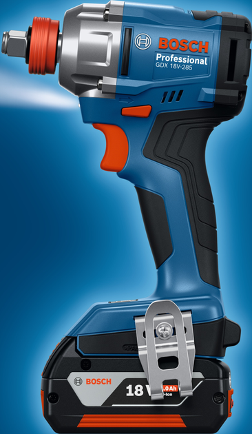Акумуляторний безщітковий ударний гайковерт Bosch GDX 18V-285 (solo) (06019N2120) - зображення 3