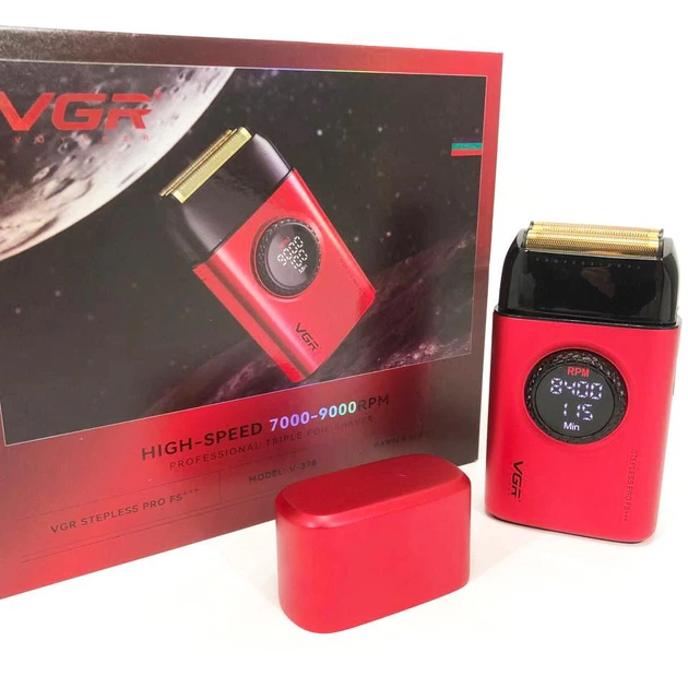 Вологостійка електробритва VGR V-378 RED - Фото 10 Вологостійка електробритва VGR V-378 RED - зображення 10