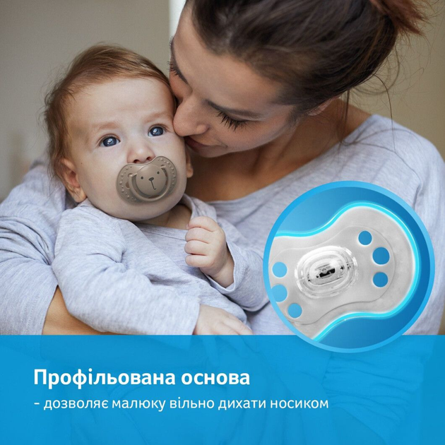 Пустышка lovi силиконовая динамическая (симметричная) 3-6 мес Усы (2шт) - Фото 3 Пустышка lovi силиконовая динамическая (симметричная) 3-6 мес Усы (2шт) - изображение 3