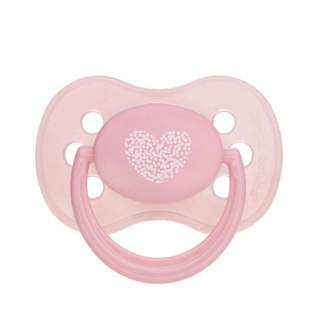 Пустышка Canpol babies силиконовая круглая 0-6 мес Pastelove (розовая) - Фото 1 Пустышка Canpol babies силиконовая круглая 0-6 мес Pastelove (розовая) - изображение 1