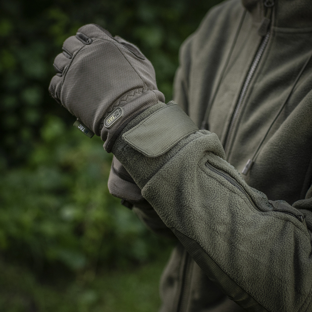 Флісова кофта з капюшоном M-Tac Windblock Division Gen.II Army Olive розмір XL - Фото 6 Флісова кофта з капюшоном M-Tac Windblock Division Gen.II Army Olive розмір XL - зображення 6