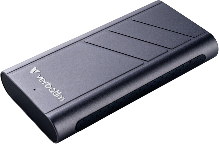 SSD диск Verbatim TurboMetal 1TB USB-C USB4 Silver - зображення 3
