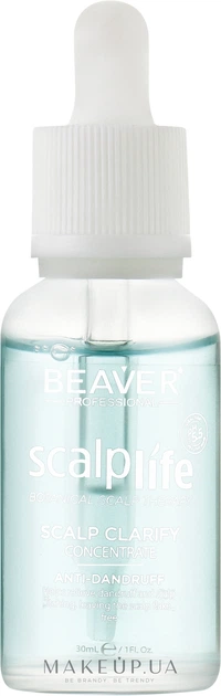 Лікувальний лосьйон проти лупи - Beaver Professional Anti-dandruff Scalp Clarify Concentrate 30ml (1136317-189603) - Фото 1 Лікувальний лосьйон проти лупи - Beaver Professional Anti-dandruff Scalp Clarify Concentrate 30ml (1136317-189603) - изображение 1