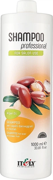 Зволожувальний шампунь для пошкодженого волосся - Itely Hairfashion Shampoo Professional Argan Oil 1000ml (1106376-163537) - Фото 2 Зволожувальний шампунь для пошкодженого волосся - Itely Hairfashion Shampoo Professional Argan Oil 1000ml (1106376-163537) - изображение 2