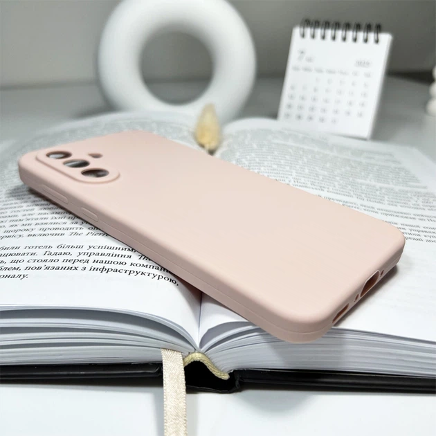 Защитный чехол-накладка Cosmic Silicone Case AA для Samsung Galaxy A56 Sand Powder (CosSilSAA56SandPowder) - изображение 4