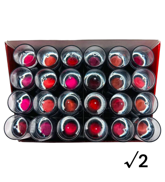Помада для губ Eva Cosmetics Classic Набір без перламутра №2 24 шт 3494 - Фото 2 Помада для губ Eva Cosmetics Classic Набір без перламутра №2 24 шт 3494 - изображение 2