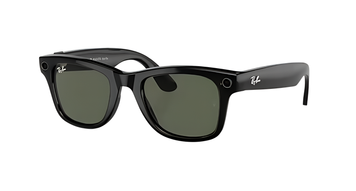 Смарт-очки Ray-Ban Meta Wayfarer Shiny Black Frame Green Lenses (RW4006 601/71 50-22) - Фото 1 Смарт-очки Ray-Ban Meta Wayfarer Shiny Black Frame Green Lenses (RW4006 601/71 50-22) - изображение 1