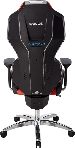Fotel gamingowy E-Blue Auroza X1 Red (EEC301P) + Zestaw gamingowy E-blue Polygon w prezencie! - obraz 3