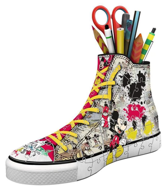 Puzzle 3D Ravensburger Stojak na puzzle: Sneaker Myszka Miki 108 elementów 12055 (4005556120550) - obraz 2