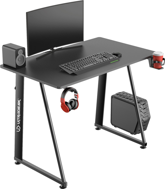 Ігровий стіл ULTRADESK Enter V2 Black (UDESK-EN-BK) - зображення 2