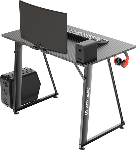 Ігровий стіл ULTRADESK Enter V2 Black (UDESK-EN-BK) - зображення 4