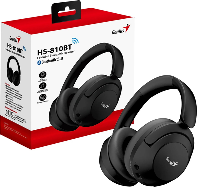 Słuchawki Genius HS-810BT Black (31710029400) - obraz 3