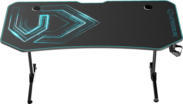 Biurko gamingowe ULTRADESK Frag XXL Black/Blue (UDESK-FX-BL) - obraz 2