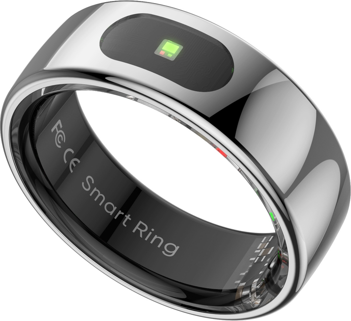 Smart pierścień Powerton PRO 19.2mm Silver (WPSR08-S9) - obraz 3