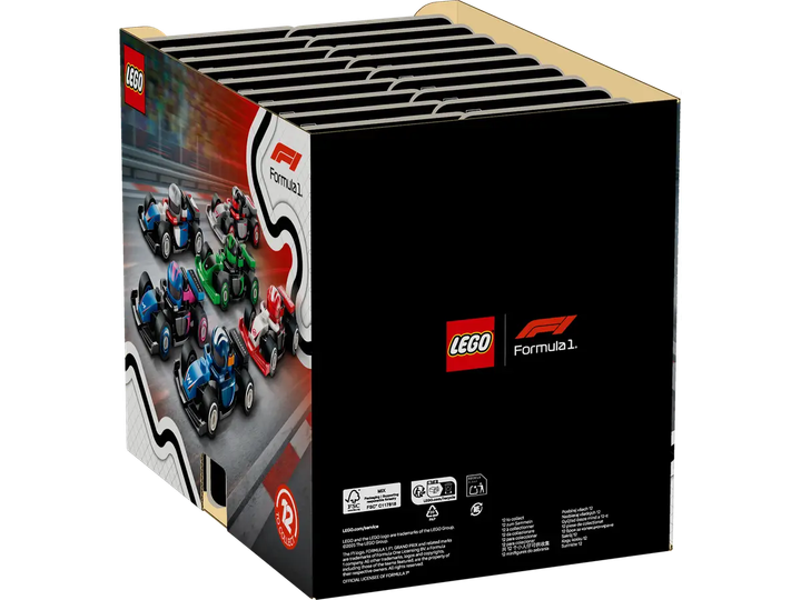 Minifigurka LEGO F1 Samochody 36 szt. pudełko (5702017916743) - obraz 5