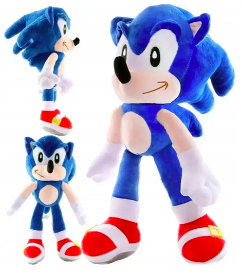 М'яка іграшка Сонік Sonic 28 см Синій з мультфільму - Фото 1 М'яка іграшка Сонік Sonic 28 см Синій з мультфільму - зображення 1