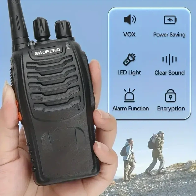 Набор из 2 раций BAOFENG BF-888S UHF 400–470 MHz - изображение 5