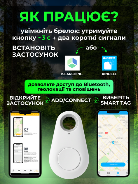 Трекер маячок bluetooth 5 для iphone ios android apple JoyPro smart airtag anti lost смарт брелок антипотеряшка с маячком блютуз 5.0 air tag gps локатор для поиска контроля отслеживания вещей ключей телефона детей котов собак 25м метка белый - Фото 7 Трекер маячок bluetooth 5 для iphone ios android apple JoyPro smart airtag anti lost смарт брелок антипотеряшка с маячком блютуз 5.0 air tag gps локатор для поиска контроля отслеживания вещей ключей телефона детей котов собак 25м метка белый - изображение 7