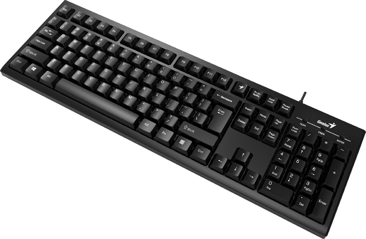 Klawiatura przewodowa Genius Smart KB-100 USB Black (31300005400) - obraz 3