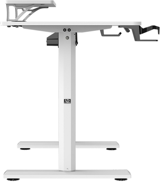 Biurko gamingowe ULTRADESK Highlander White (UDESK-HG-WT) - obraz 6