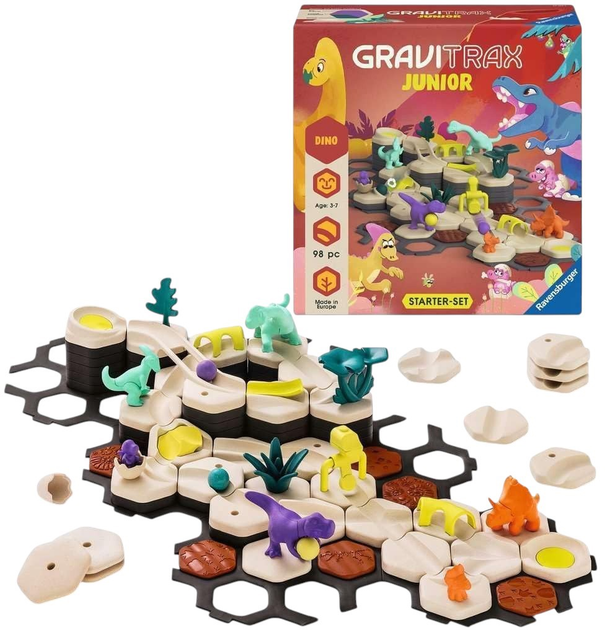 Конструктор Ravensburger GraviTrax Junior Стартовий набір Діно 98 елементів (24586) (4005556245864) - зображення 2