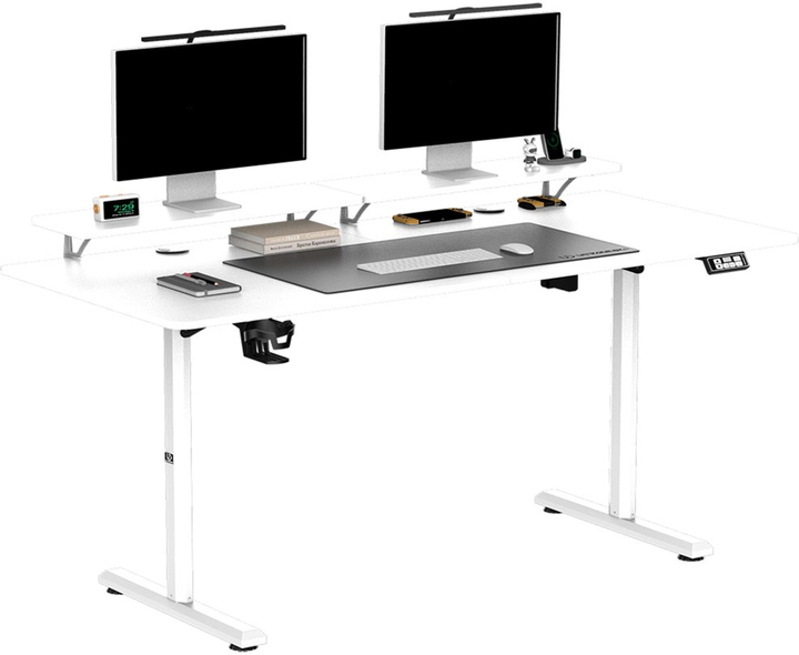 Ігровий стіл ULTRADESK Highlander XXL White (UDESK-HGXL-WT) - зображення 2