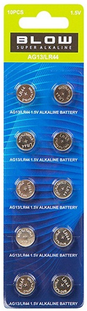 Батарейки Blow AG13 LR44 10 шт (5900804144632) - зображення 1