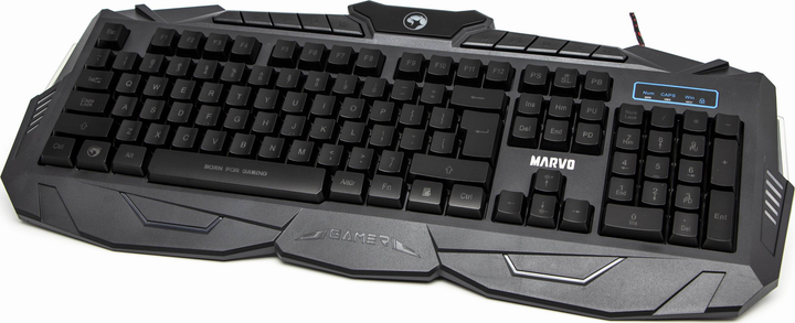 Zestaw przewodowy Marvo KM400 Black (KM400+G1 CZ/SK) - obraz 4