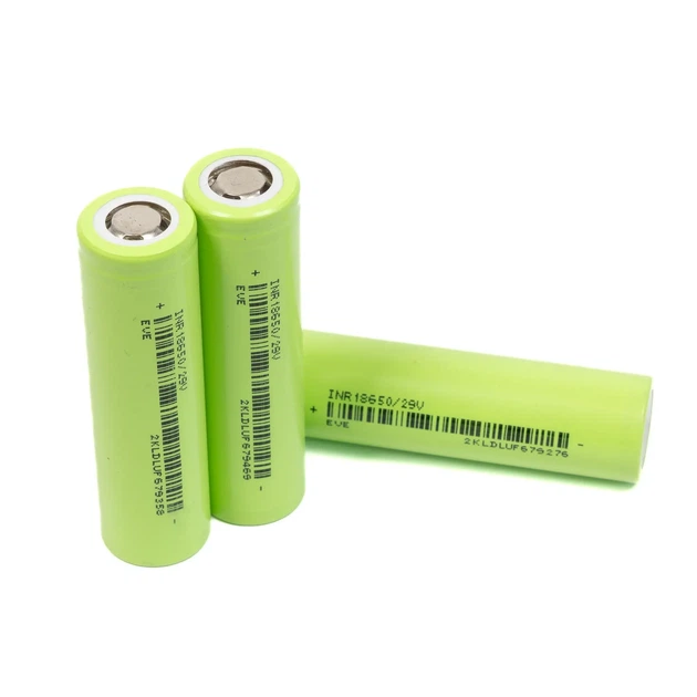 Акумулятор EVE INR18650-29V 2850mAh Li-Ion 8,4A без захисту - Фото 2 Акумулятор EVE INR18650-29V 2850mAh Li-Ion 8,4A без захисту - изображение 2