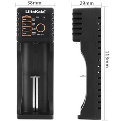 Зарядне LiitoKala Lii-100B для 1 елемента 10440-26650 Ni-Mh, Li-Ion, Li-Fe, від USB - зображення 3