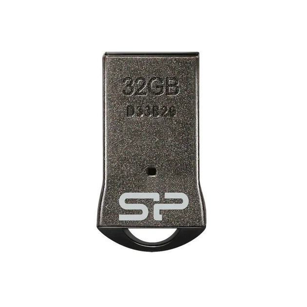 Флешка SILICON POWER Touch T01 32Gb Black metal - изображение 2