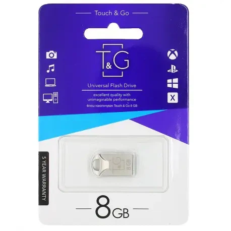 Флешка T&G 106 8GB металева - Фото 2 Флешка T&G 106 8GB металева - изображение 2