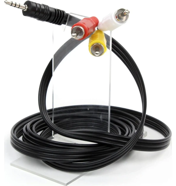 Кабель ATCOM 3RCA - TRRS jack 3.5mm 1,8 м 17320 - зображення 3