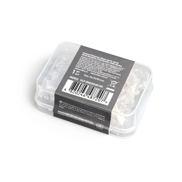 Акумулятор літієвий Videx Li-pol VLF-B902540-85 850mAh до ліхтарів VLF-H015 та VLF-H085 (40*25*9 mm) - Фото 3 Акумулятор літієвий Videx Li-pol VLF-B902540-85 850mAh до ліхтарів VLF-H015 та VLF-H085 (40*25*9 mm) - изображение 3