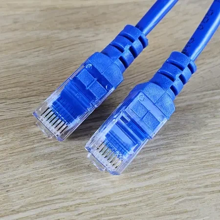 Патч-корд ATCOM RJ45 - RJ45 UTP Cat.5e 3m blue 9162 - зображення 3