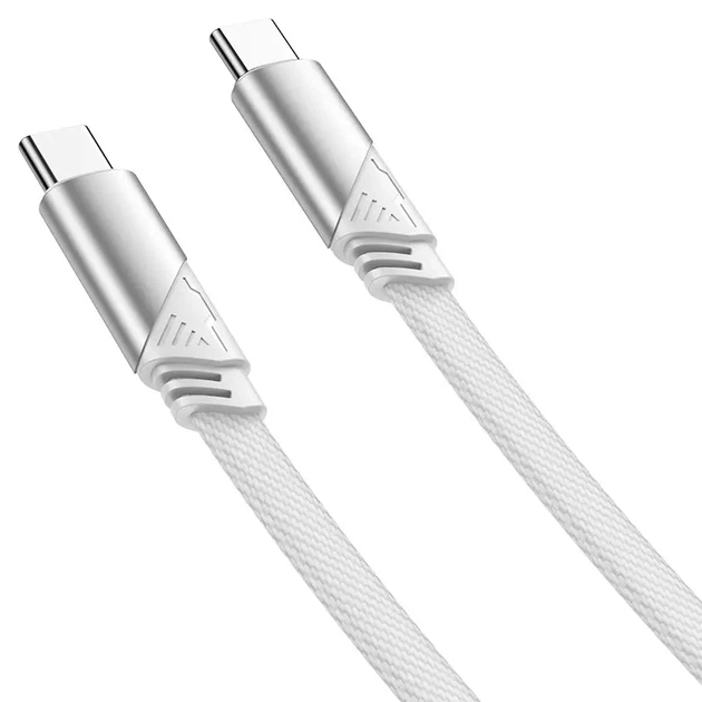 Кабель PD Power Delivery HOCO U119 Type-C PD60W 1.2м сірий - зображення 4