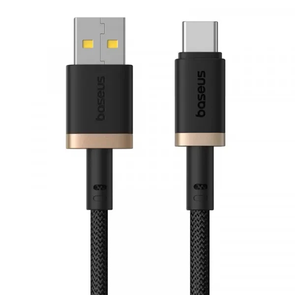 Кабель Power Delivery Baseus USB - Type-C Dura Series PD60W 1m Black-gold P10377802U01-00 - изображение 5