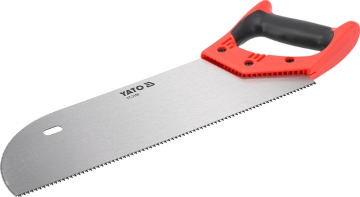Skrzynka uciosowa plastikowa z piłą YATO 300x140x70 mm 50-54 HRC 12 TPI kąt 45°, 90° (YT-3150) - obraz 2