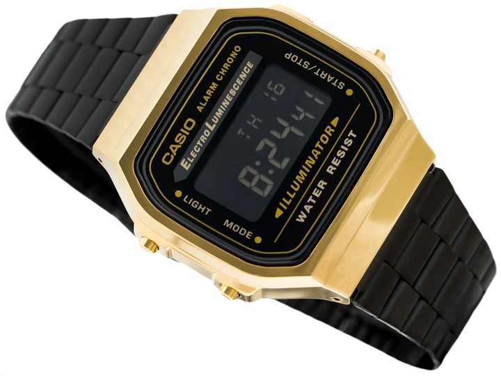 Чоловічий годинник Casio A168WEGB-1BEF - Фото 4 Чоловічий годинник Casio A168WEGB-1BEF - зображення 4