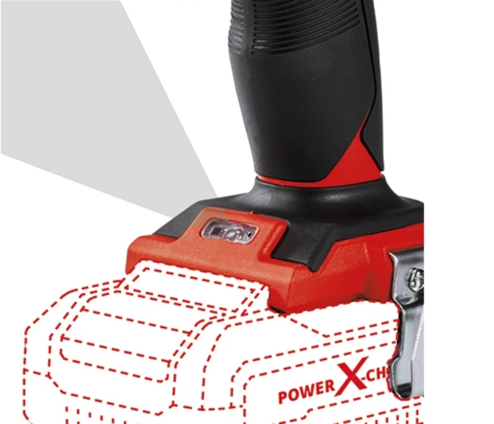Шурупокрут ударний акумуляторний Einhell X-Change TE-CD 18/48 Li-i Kit 2.5 А-г (4513926K) - Фото 5 Шурупокрут ударний акумуляторний Einhell X-Change TE-CD 18/48 Li-i Kit 2.5 А-г (4513926K) - изображение 5