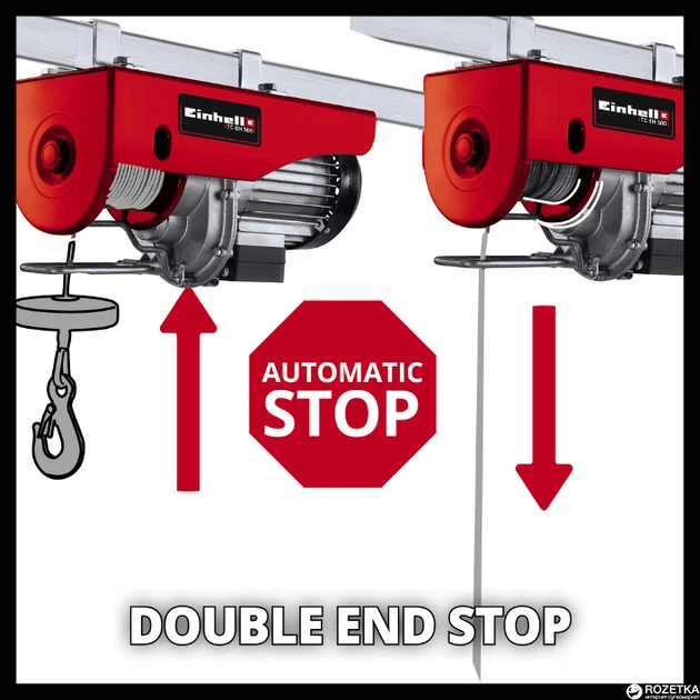 Тельфер електричний Einhell TC-EH 500 (2255140) - Фото 8 Тельфер електричний Einhell TC-EH 500 (2255140) - изображение 8