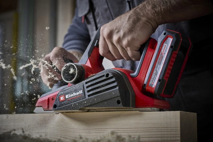 Акумуляторний електрорубанок Einhell X-Change TP-PL 18/3 Li BL - Solo (4345405) - изображение 11