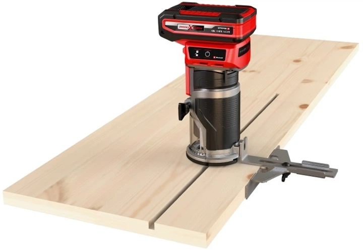 Фрезер кромковий акумуляторний безщітковий Einhell Professional X-Change TP-ET 18 Li BL - Solo (4350412) - изображение 2