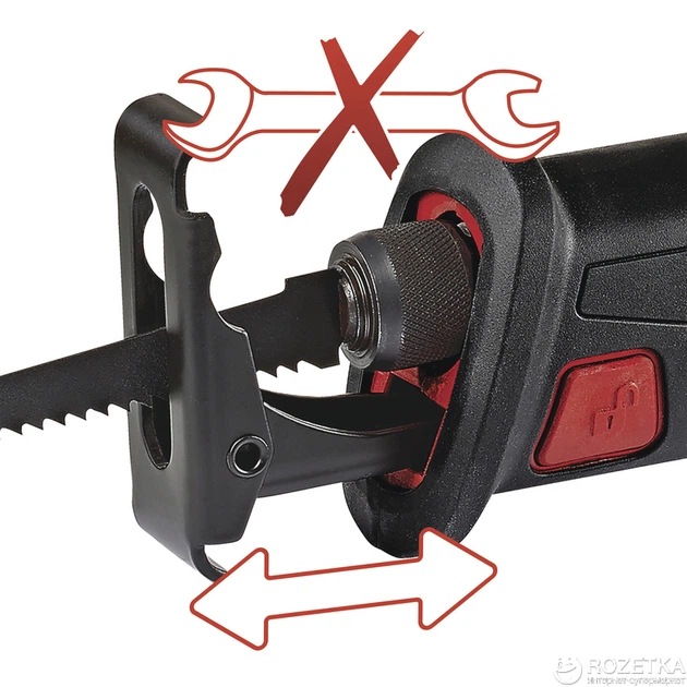 Шабельна ножівка Einhell X-Change TE-AP 18/22 В Li Solo (4326300) - изображение 3