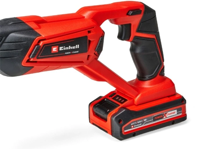 Шабельна ножівка аккумуляторна Einhell X-Change TE-AP 18/22 Li Kit 2.5 Aг (4326300K) - Фото 3 Шабельна ножівка аккумуляторна Einhell X-Change TE-AP 18/22 Li Kit 2.5 Aг (4326300K) - зображення 3