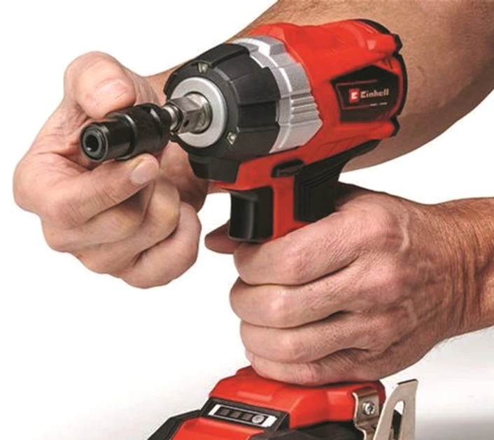 Гайкокрут акумуляторний ударний безщітковий Einhell Professional X-Change TP-CW 18 Li BL - Solo (4510040) - изображение 2