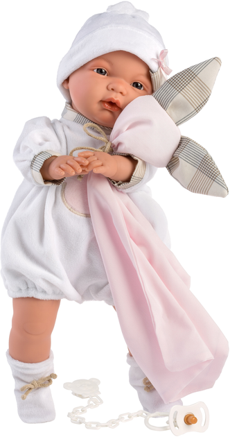 Lalka Llorens płacząca Joelle pelele osita 38 cm 38944 (8426265389445) - obraz 2
